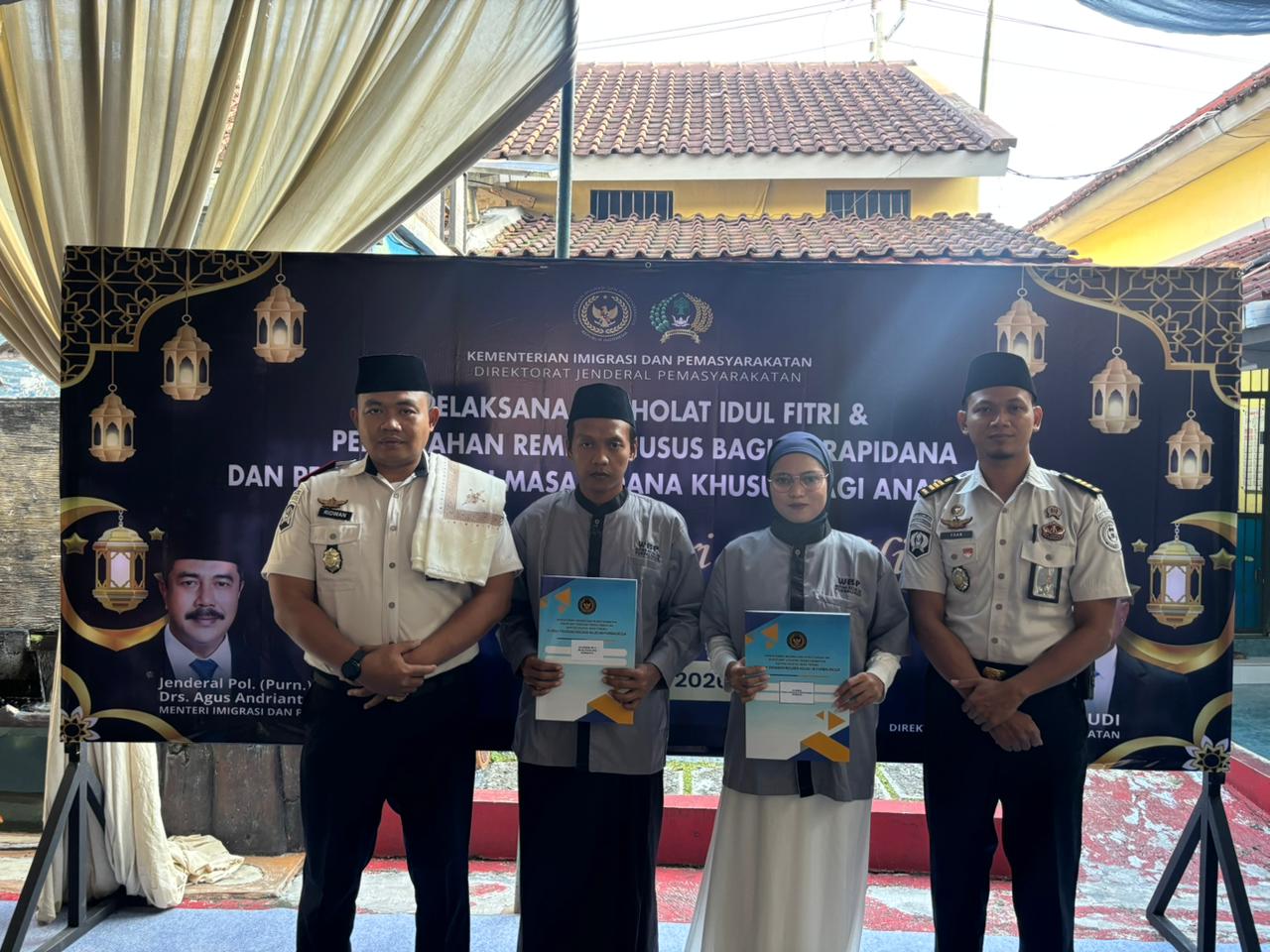 Kemenangan di Hari yang Fitri, 97 Narapidana Rutann Purbalingga Terima Remisi 1 Langsung Bebas