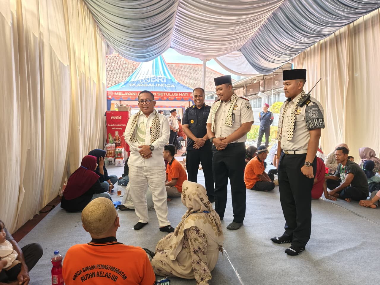 Dipantau Langsung Inspektur Kemenko Kumham Imipas, Layanan Kunjungan Lebaran Rutan Purbalingga Dapat Apresiasi